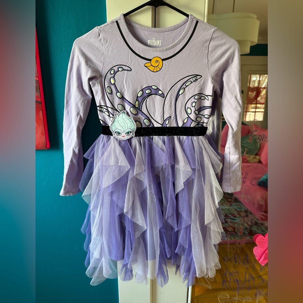 EUC Disney Ursula dress M 8/10